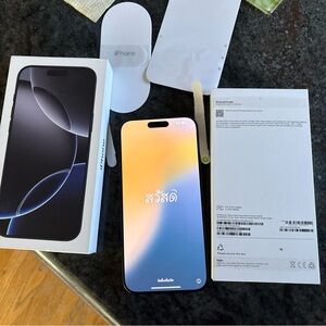 Brand new opened Apple iPhone 16 Pro Max  Black 256GB T-Mobile